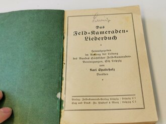 1. Weltkrieg, 4 Liederbücher, diese zum Teil defekt