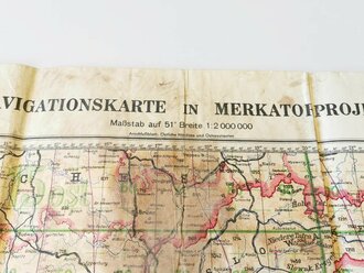 "Luft Navigationskarte in Merkatorprojektion"...