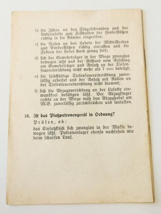 MG34, Zwei Vorschriften in gutem Zustand, jeweils 8 seitig