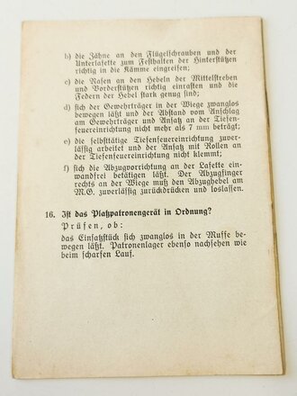 MG34, Zwei Vorschriften in gutem Zustand, jeweils 8 seitig