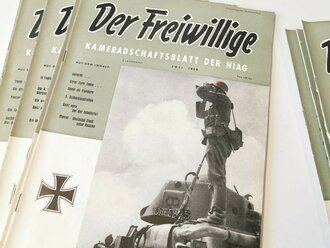 "Der Freiwillige" Kameradschaftsblatt der HIAG, 1.Jahrgang 1958, Heft 1 - 12