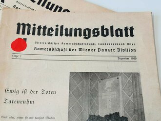 "Mitteilungsblatt Kameradschaft der Wiener...