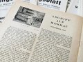 "Mitteilungsblatt Kameradschaft der Wiener Panzerdivision"  63 Ausgaben, zum Teil angeschmutzt