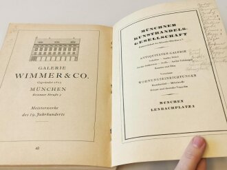 Große Deutsche Kunstausstellung 1941 im Haus der deutschen Kunst zu München, A5, gebraucht, offizieller Ausstellungskatalog