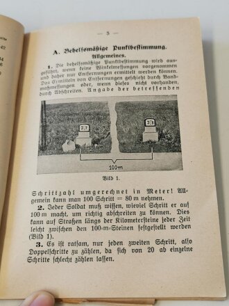 H.Dv. 141/2 " Truppenvermessungsdienst Heft 2" datiert 1940 mit 65 Seiten