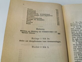 "Felddienst Ordnung" Berlin 1900 mit 230 Seiten plus Anlagen