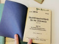 Konvolut Dienstvorschriften Wehrmacht, nicht auf Vollständigkeit und Zustand überprüft