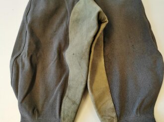 Heer, steingraue Stiefelhose für Offiziere, stark getragenes Stück