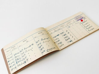 Fahrten Buch eines Arztes beginnend im März 1945