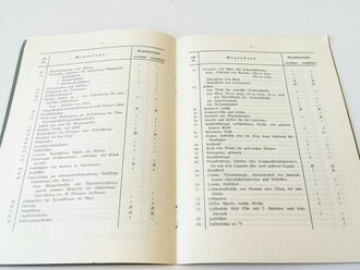 "Soll an ärztlichen Geräten und Apothekengeräten für Krankenreviere"  1940 mit 10 Seiten