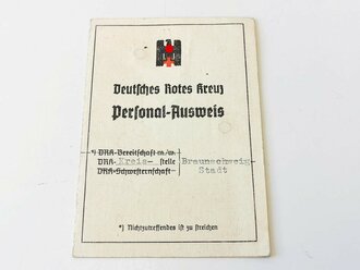 Deutsches Rotes Kreuz Personal Ausweis , Lichtbild fehlt