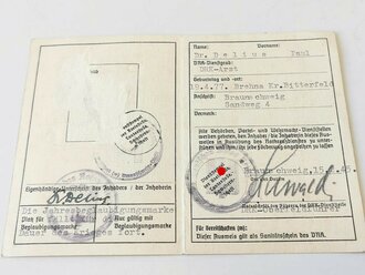 Deutsches Rotes Kreuz Personal Ausweis , Lichtbild fehlt