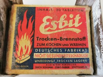 Esbit Kocher mit Tabletten 2.Weltkrieg