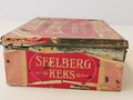 Leere Blechdose " Seelberg Keks" mit zusätzlicher Banderole " Spezial Feldpostpackung" 18 x 13,5 x 6,5cm