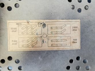 Wehrmacht Lautsprecher klein, Pappe. Gebraucht, Funktion nicht geprüft