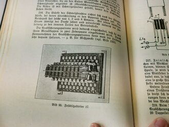 H.Dv. 164 "Unterrichtsbuch für die Fernsprechtechnik im Heere" 192 Seiten