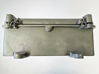 Fernsprechbauzeug und Nachrichtensondergerät der Landesbefestigung, Großer Batteriekasten datiert 1941, überlackiertes Stück