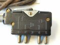 Anschlußstecker mit Kabel für Handapparat zum Feldfernsprecher 33 der Wehrmacht datiert 1942