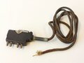 Anschlußstecker mit Kabel für Handapparat zum Feldfernsprecher 33 der Wehrmacht datiert 1942