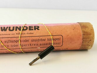 "Antennen Wunder" Universalantenne, sicher auch für Volksempfänger zu verwenden, Länge des Pappkorpus 35cm