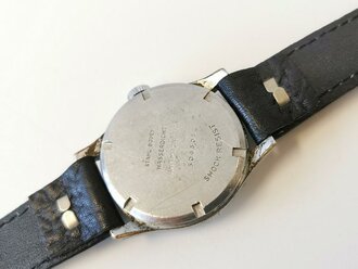 Kriegsmarine Armbanduhr Selza, läuft einwandfrei. Altes Armband, neuzeitlich ergänzt