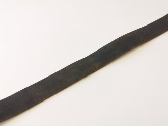 1.Weltkrieg Bayern, feldgraues Eisenkoppel an passendem Riemen, dieser ist ein Kammerstück von 1915 oder 16