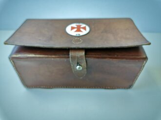 Kaiserreich und 1.Weltkrieg, Koppeltasche für Angehörige der Freiwilligen Sanitätskolonnen in gutem Zustand