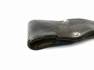 Koppelschuh zum Seitengewehr M84/98 für K98 der Wehrmacht. Leder  trocken