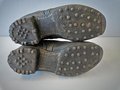 Paar Halbschuhe Wehrmacht, getragenes, Vorschriftsmässiges Paar mit Reichsbetriebsnummer