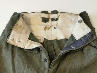 Heer, Feldhose für Mannschaften Modell 1943, getragenes Kammerstück