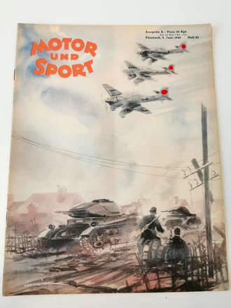 Motor und Sport vom 9.Juni 1940. Komplett, gut