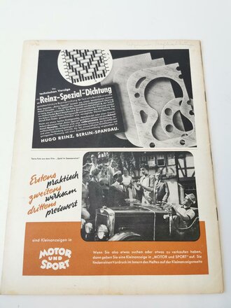 "Motor und Sport" vom 3.November 1940. Komplett, gut