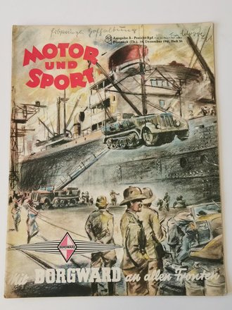 "Motor und Sport" vom 14.Dezember 1941....