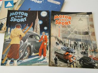 10 Ausgaben "Motor und Sport" aus der Zeit des...