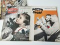 10 Ausgaben "Motor und Sport" aus der Zeit des 2.Weltkrieg, alle komplett