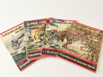 4 Hefte "Kriegsbücherei der deutschen Jugend" gebraucht