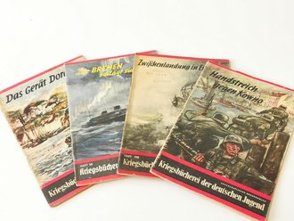 4 Hefte "Kriegsbücherei der deutschen Jugend" gebraucht