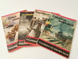 4 Hefte "Kriegsbücherei der deutschen Jugend" gebraucht