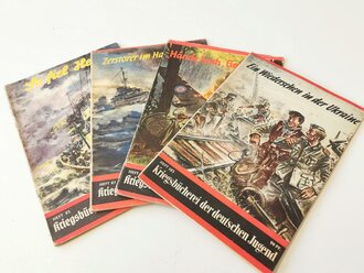 4 Hefte "Kriegsbücherei der deutschen Jugend" gebraucht