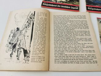 4 Hefte "Kriegsbücherei der deutschen Jugend" gebraucht