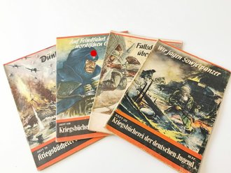 4 Hefte "Kriegsbücherei der deutschen Jugend" gebraucht