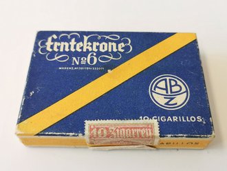 Leere Schachtel "Erntekrone No.6" Cigarillos