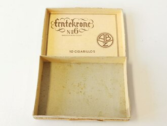 Leere Schachtel "Erntekrone No.6" Cigarillos