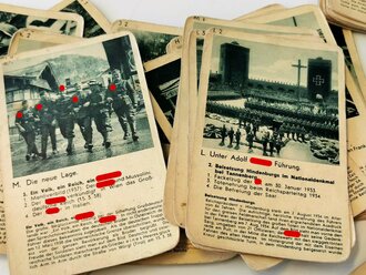Hausser Spielkarten aus der Zeit des 2.Weltkriegs, bespielt, komplett