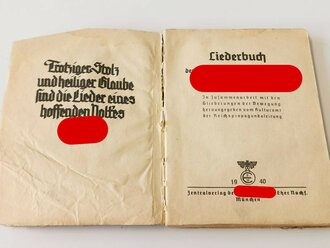 Liederbuch der Nationalsozialistischen Deutschen Arbeiterpartei, komplett