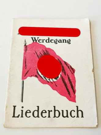 Liederbuch "Adolf Hitlers Werdegang"  26 Seiten, komplett