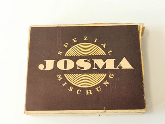 Pack "Josma" Zigaretten, ungeöffnet, Steuerbanderole mit Hakenkreuz