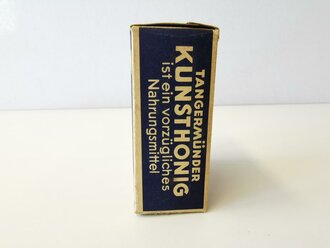 Leere Pappverpackung "Naschkätzchen Tangermünder Kunsthonig"