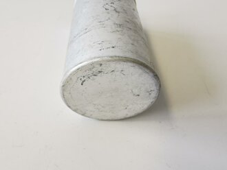 Rasierseifenbehälter Aluminium, ungebraucht aus altem Bestand, Höhe 8cm