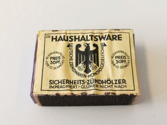 1 Pack "Haushaltsware Sicherheits Zündhölzer" aus der originalen Umverpackung